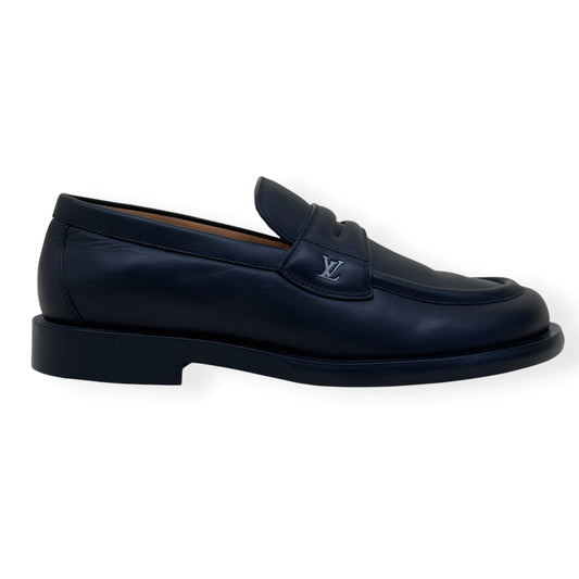 LOUIS VUITTON DANDY LEATHER LOAFER BLACK UK10 | UK 10, Black