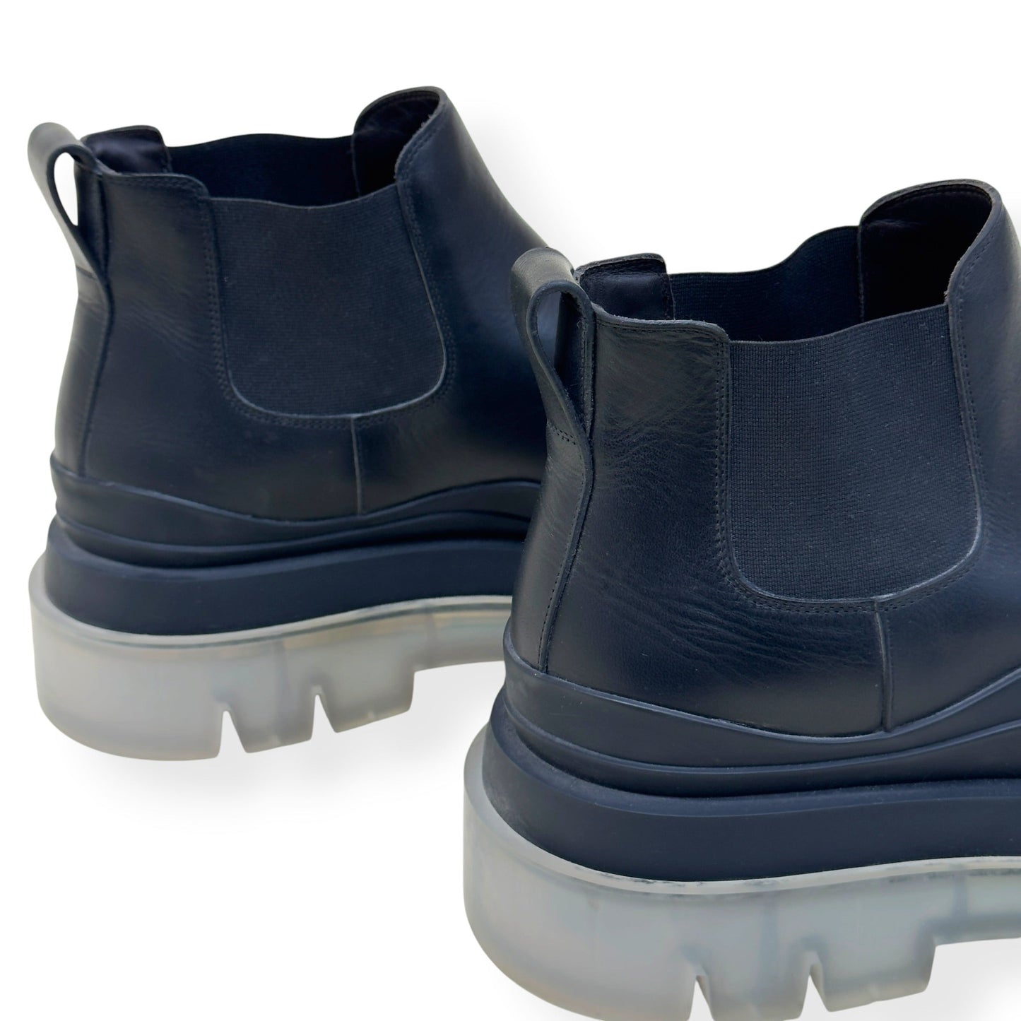 BOTTEGA VENETA TIRE CHELSEA BOOT BLACK 44 / UK10 | UK 10, Black