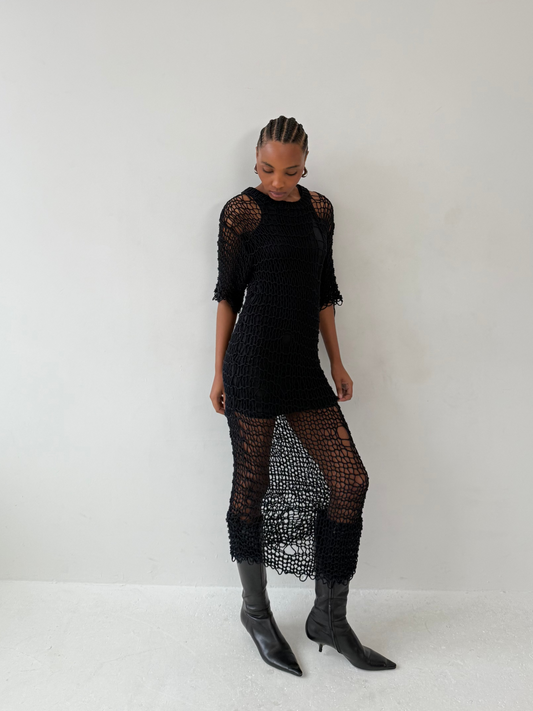 Knitted Joseph Dress | Default Title, Navy