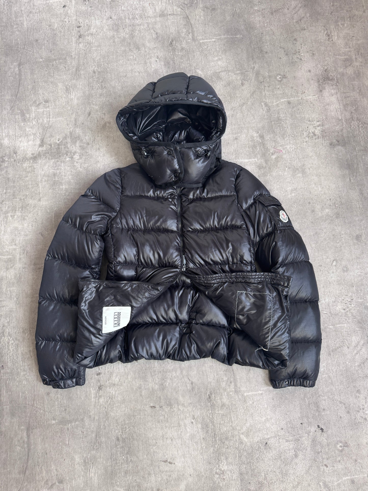 Moncler Doudoune Legere Black New Down Hooded Puffer