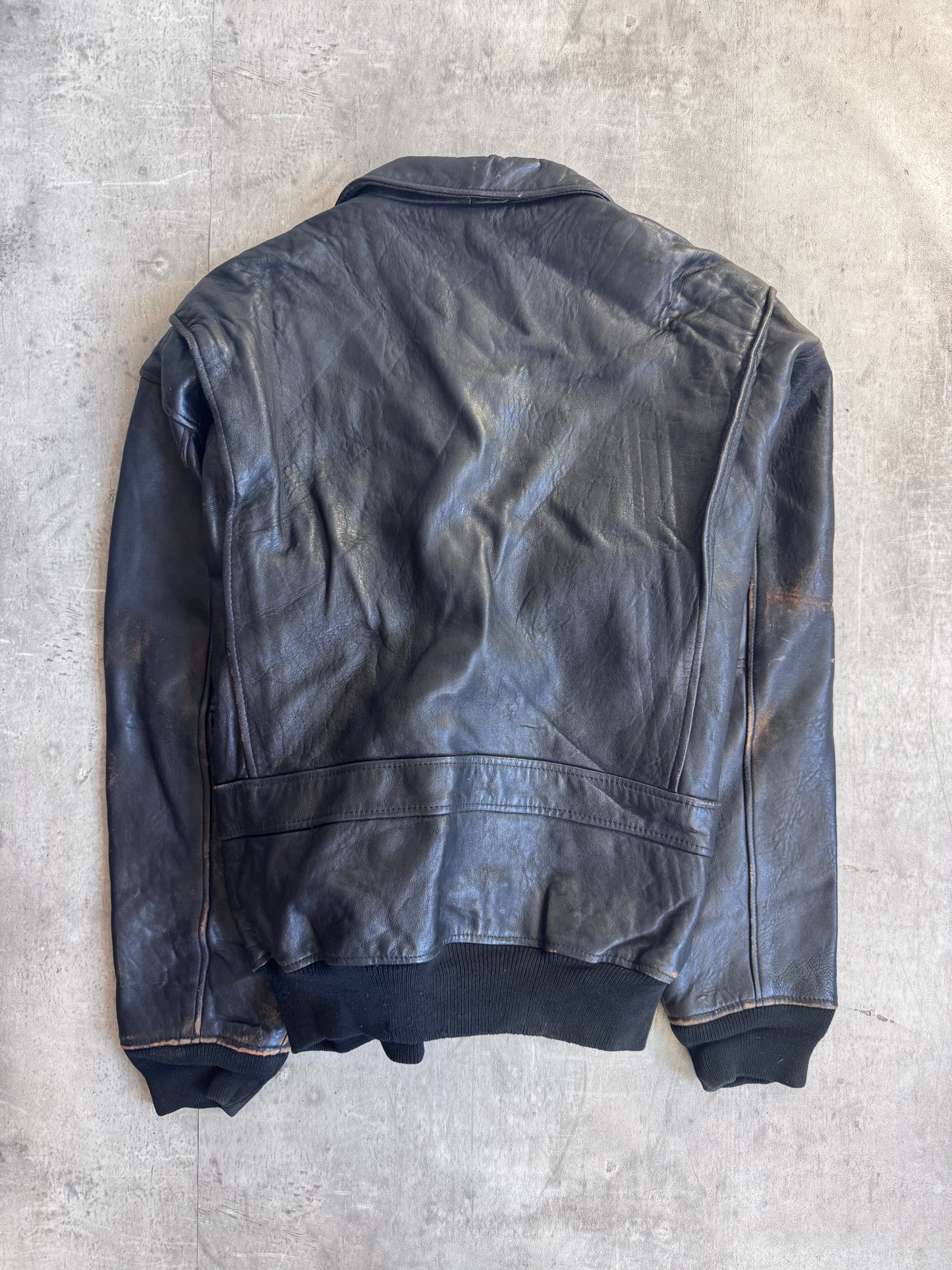 90s Avirex G-1 Leather Flight Jacket