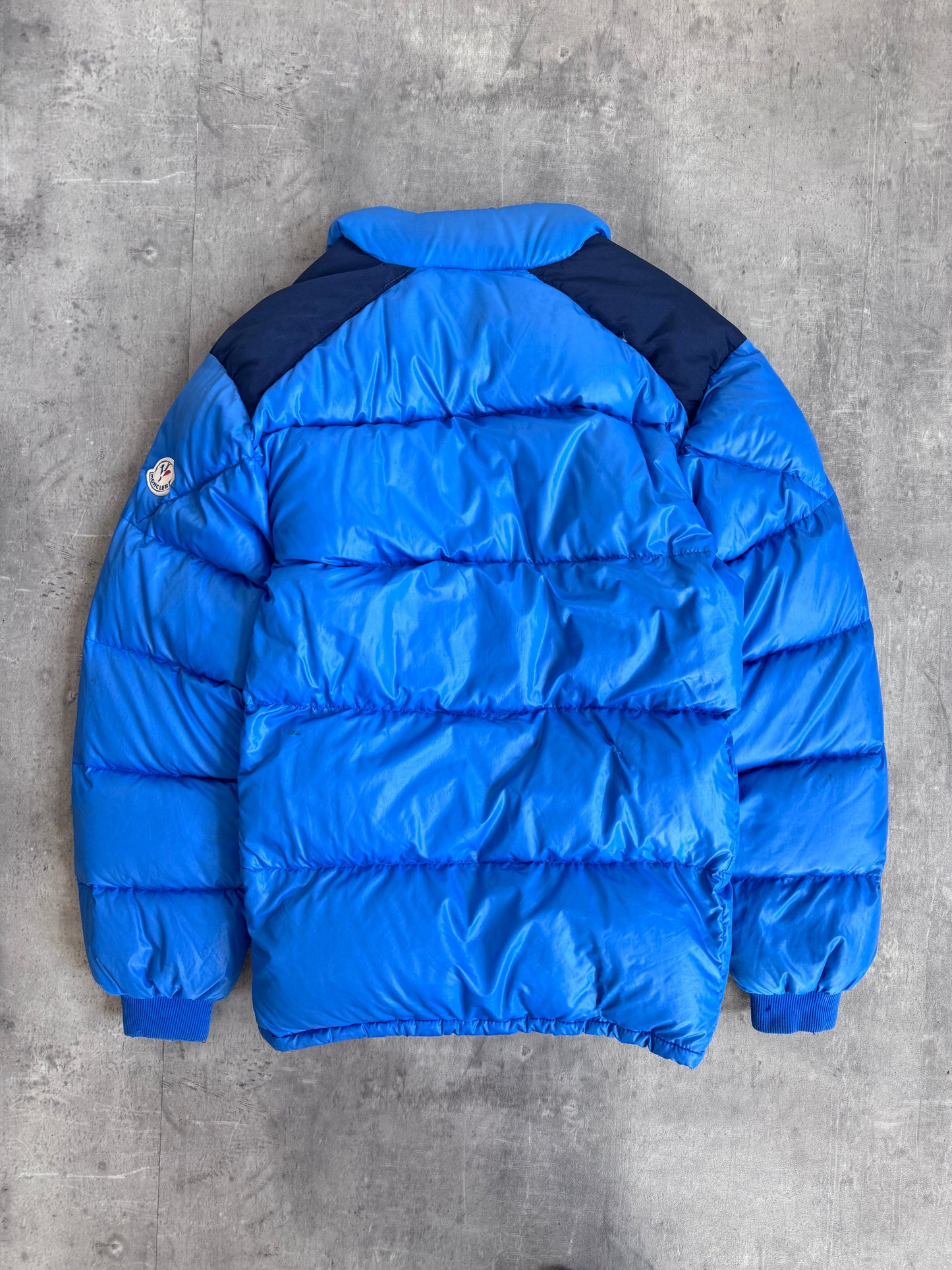Moncler Shoulder Panelled Two Tone Puffer Down Jacket
