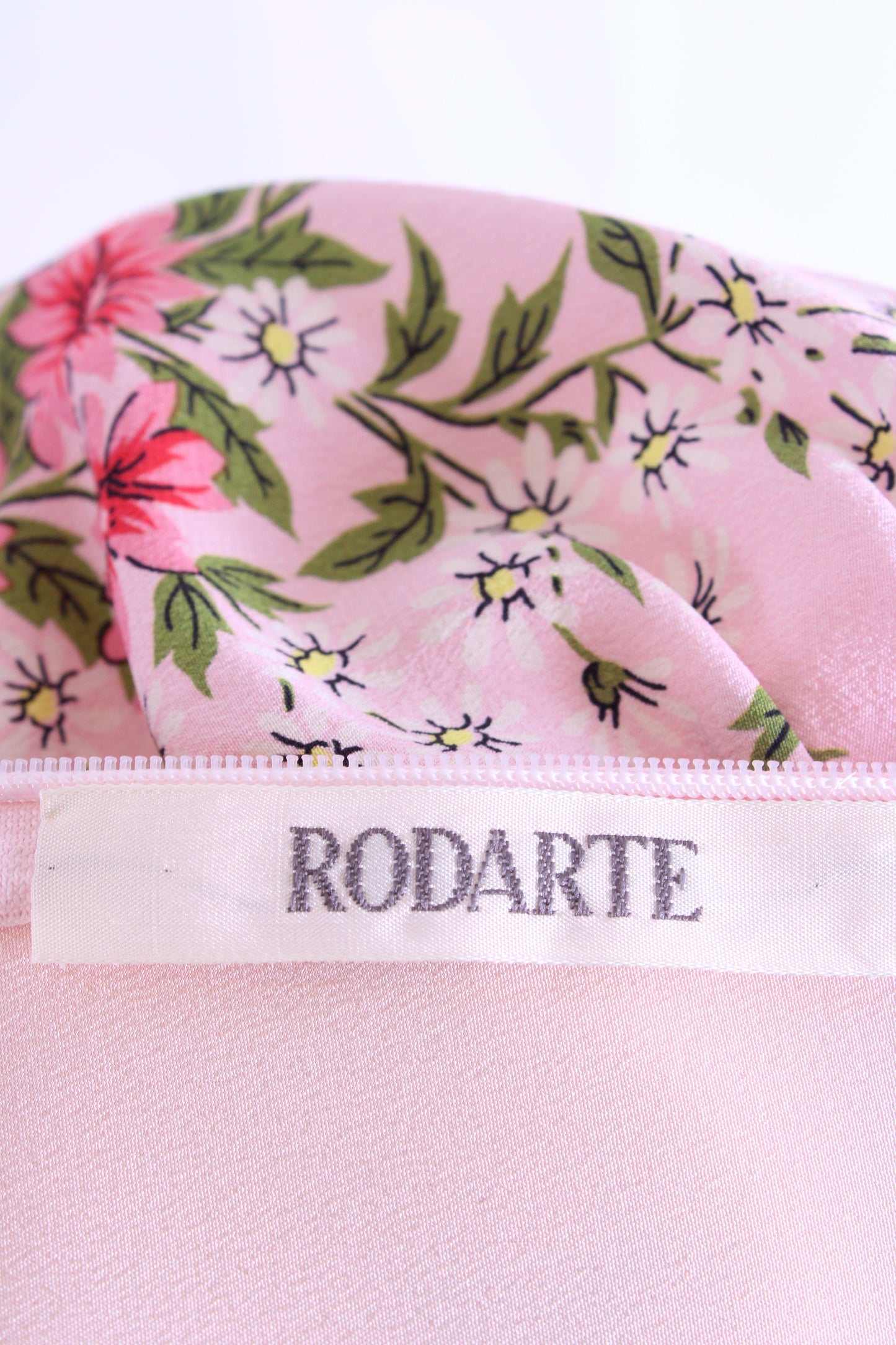 Rodarte S/S Floral Daisy Detail Dress Pink/ White M | O/S, Pink