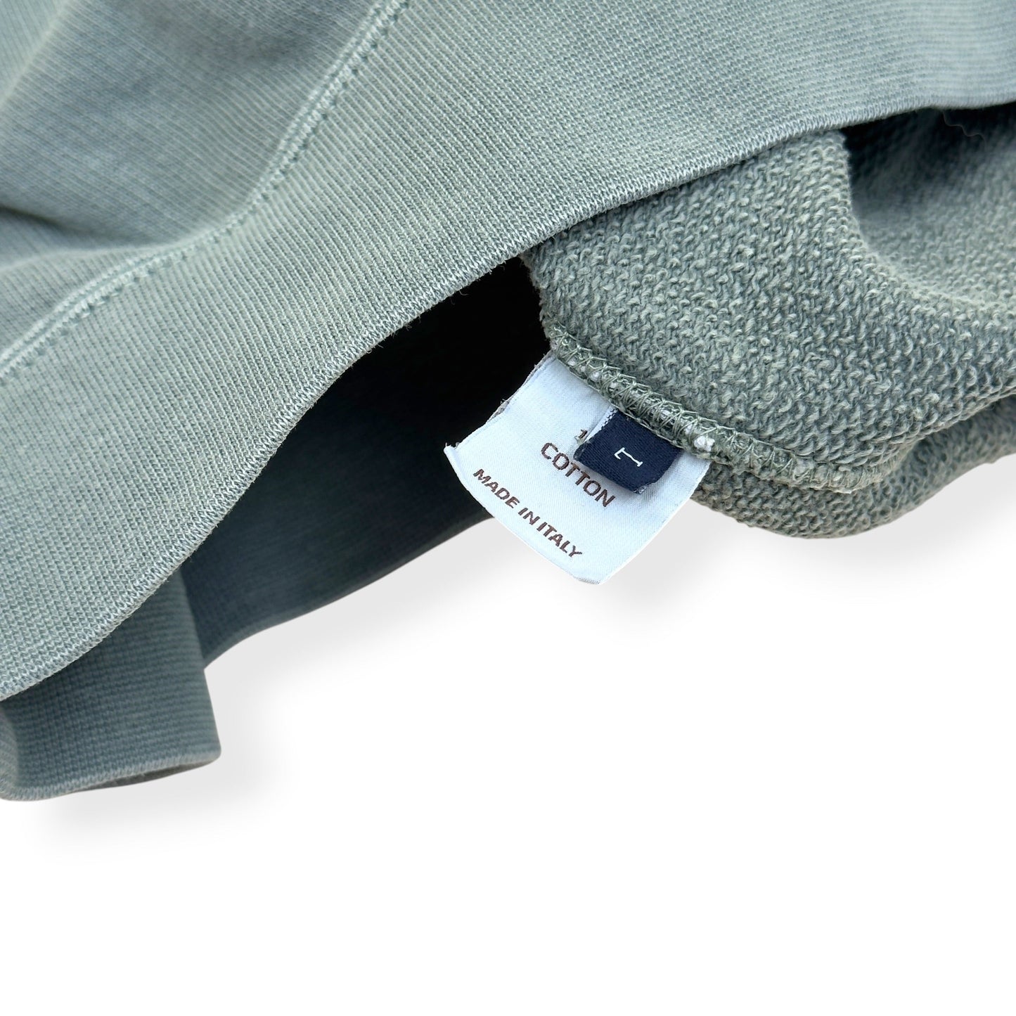 THOM SWEENEY COTTON RAGLAN SWEATSHIRT SAGE L | Large, Sage