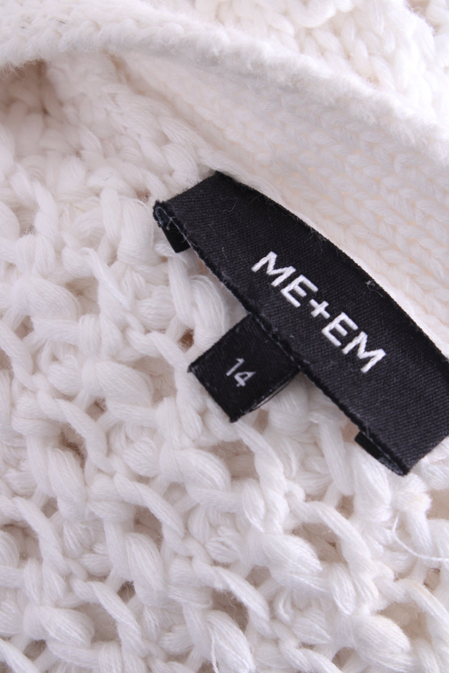ME+EM Cardigan White 14 | O/S, White