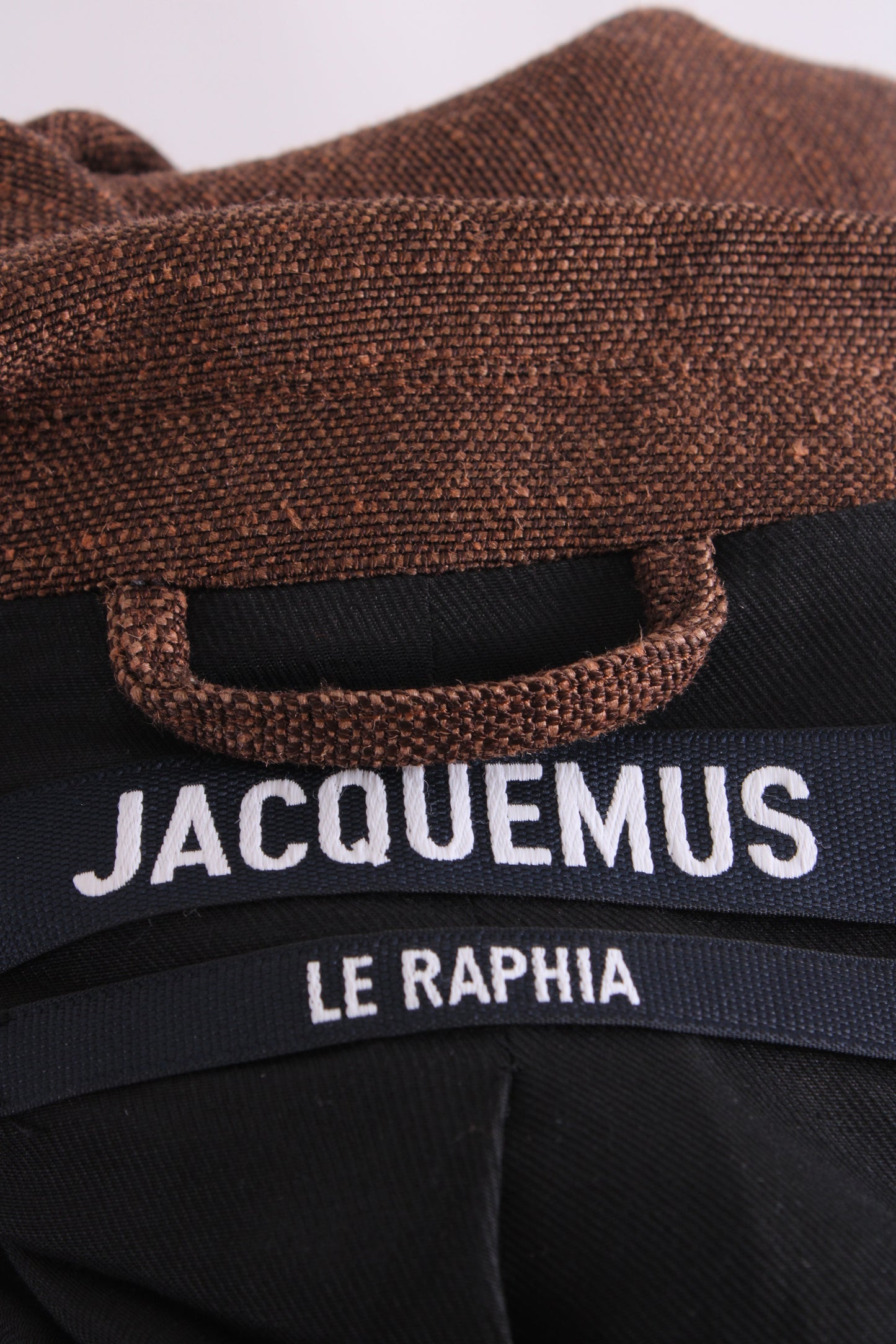 Jacquemus Le Raphia Blazer Brown 44 | O/S, Brown