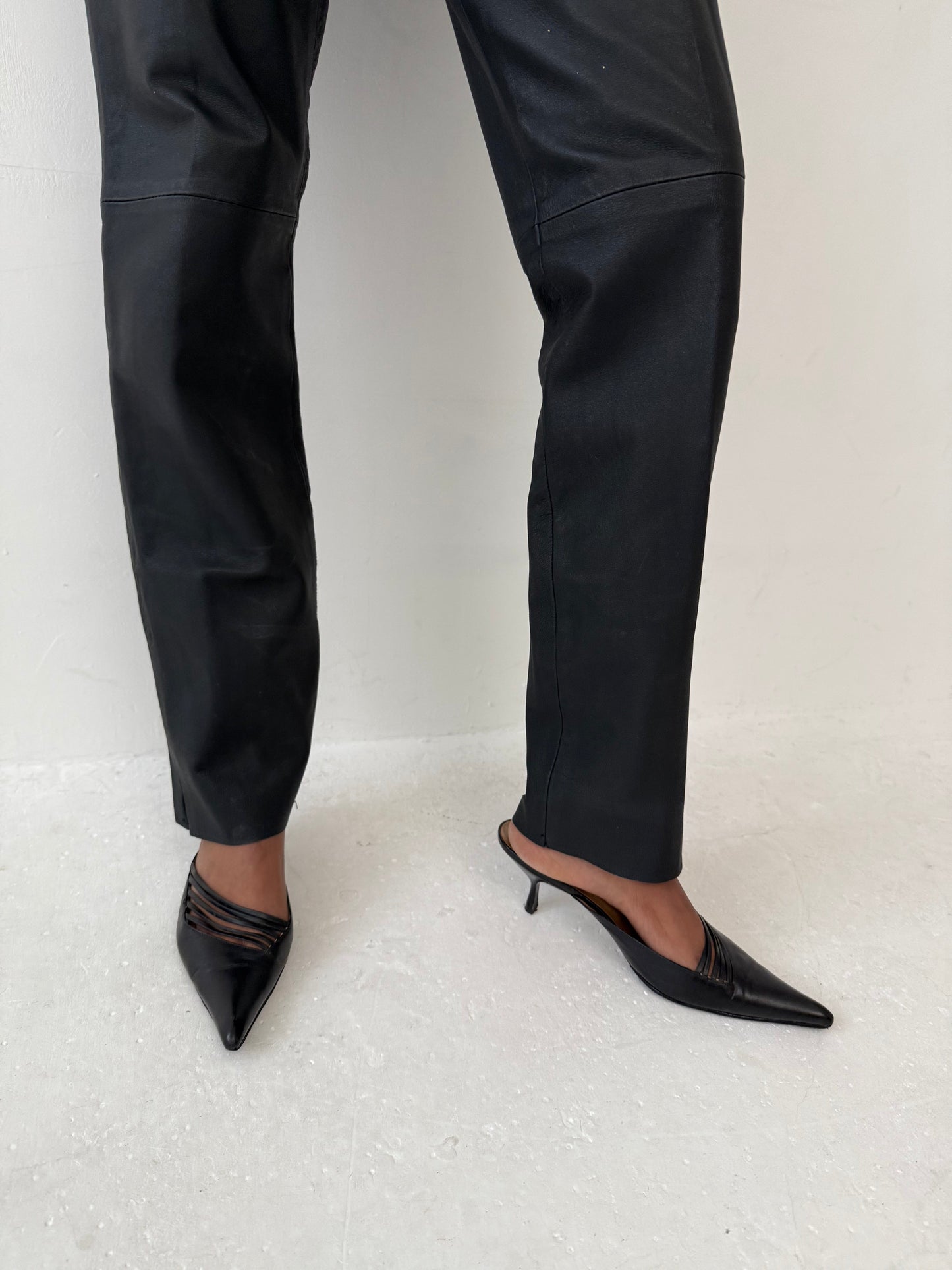 Leather trousers | Default Title, Black
