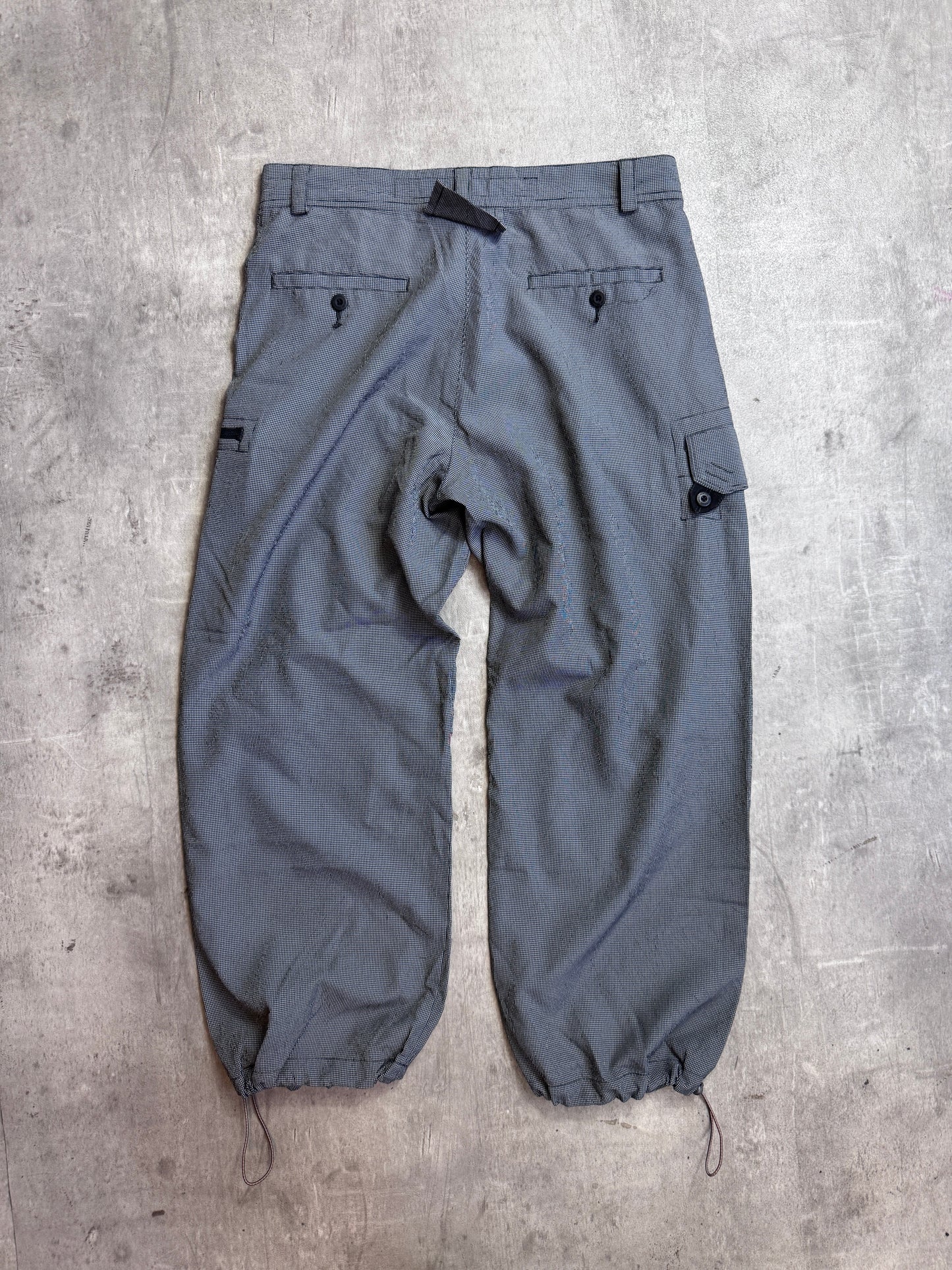 Marithe Francois Girbaud Grid Cargo Trousers