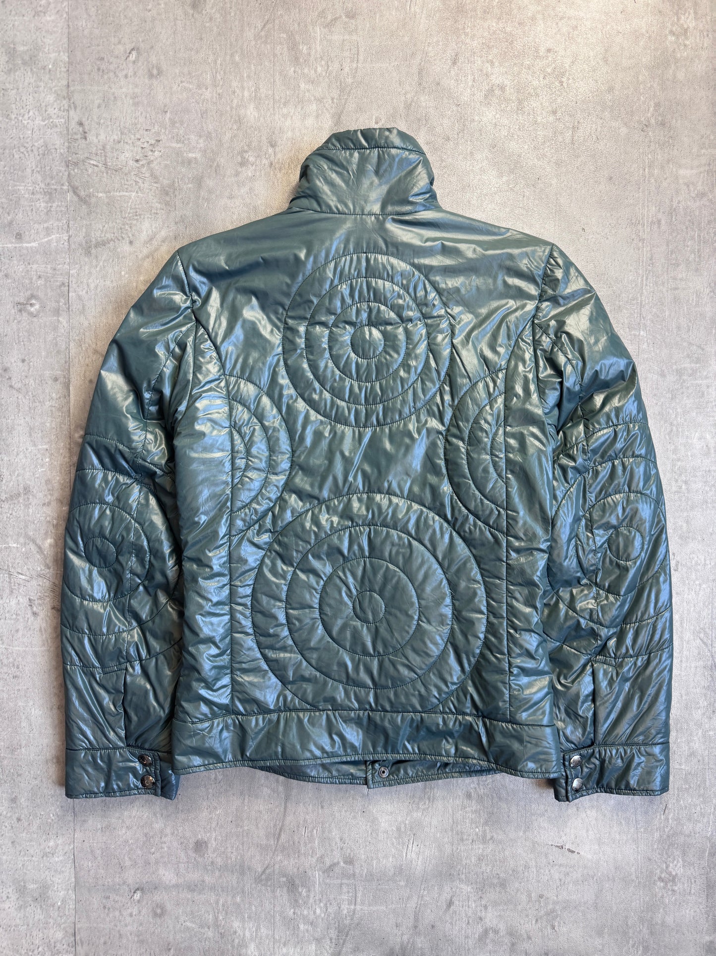 D&G Multi-Zip Khaki Lightweight Puffer