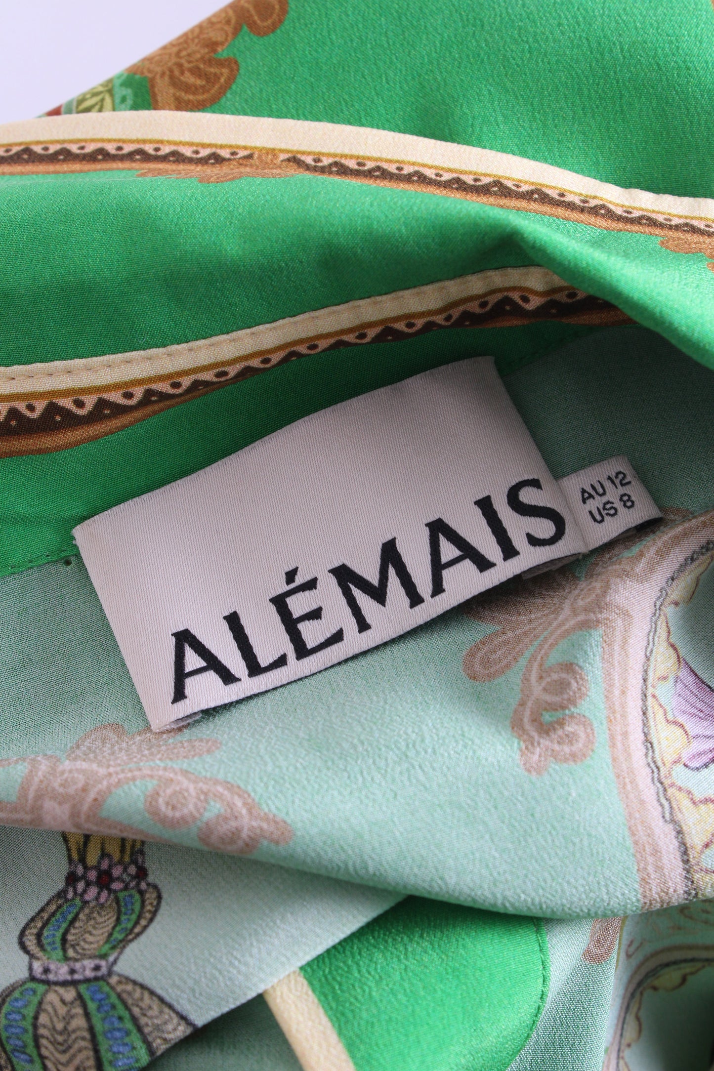 Alemais La Musica Print Co-ord Green 12 | O/S, Green