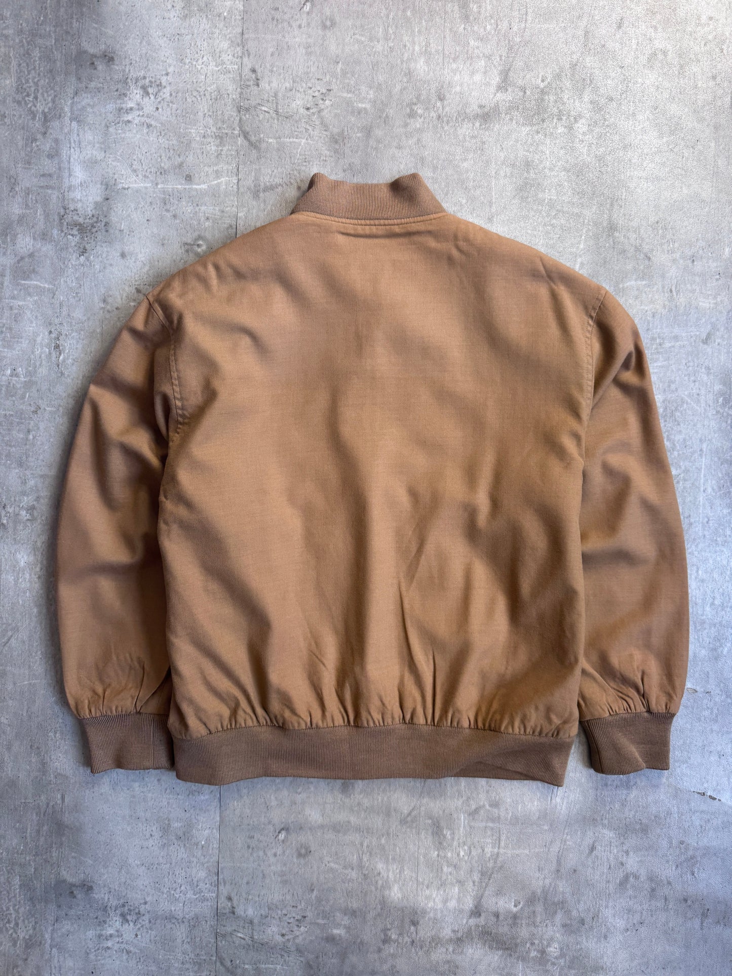 YSL Brown Cotton Bomber Jacket