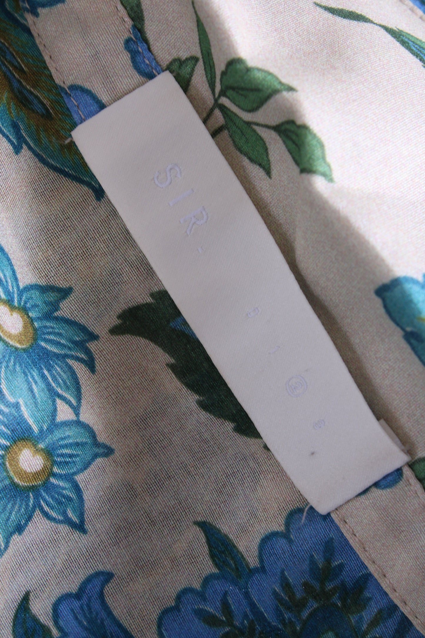 Sir. L/S Floral Print Shirt Beige/ Blue 10 | O/S, Beige