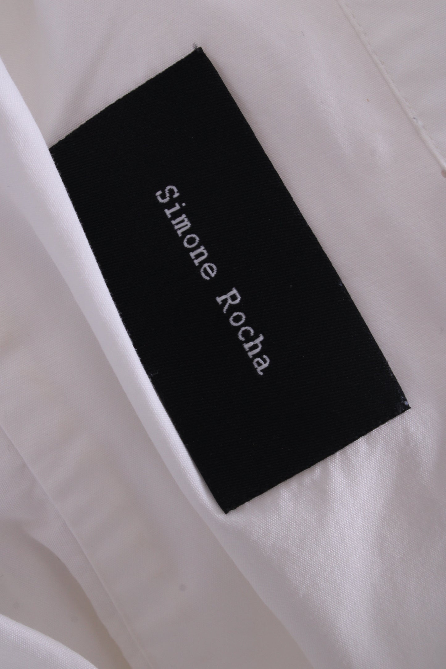 Simone Rocha 3/4 PUff Sleeve Shirt White 10 | O/S, White