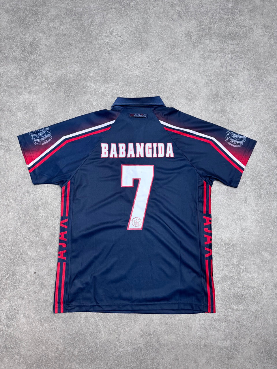 1997-1998 Umbro Ajax Away 'Babangida 7' Football Shirt