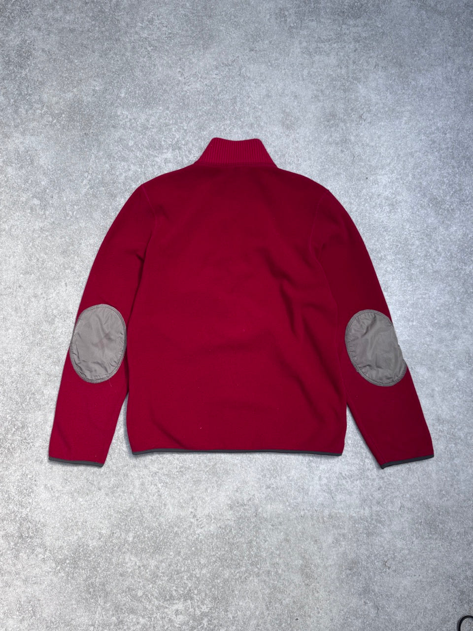 Prada Sport Red Quarter Zip Fleece