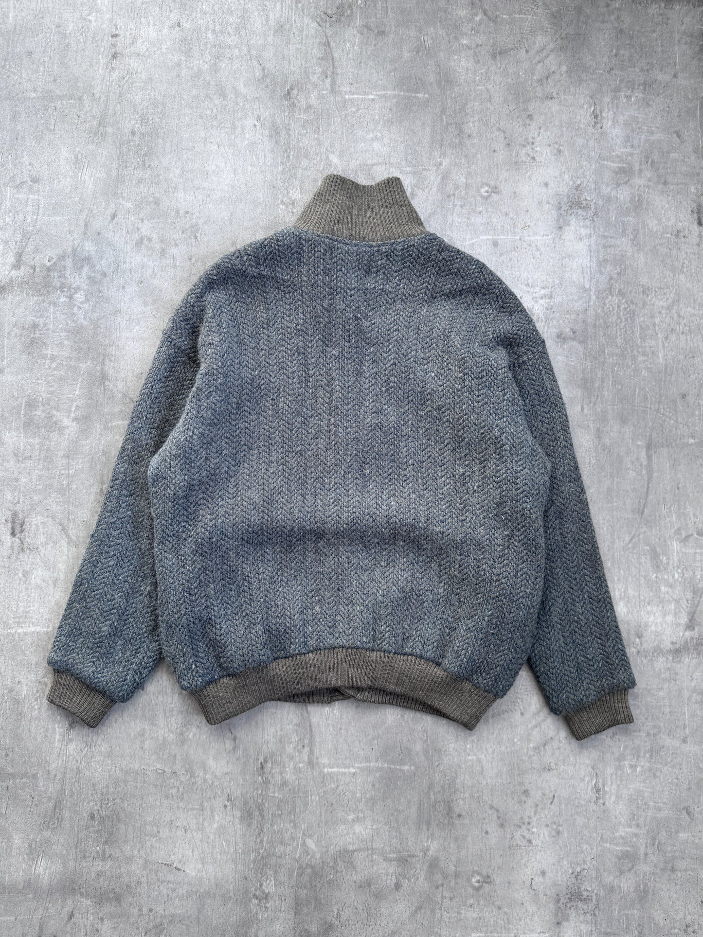 Giorgio Armani Two Tone Knit Cardigan