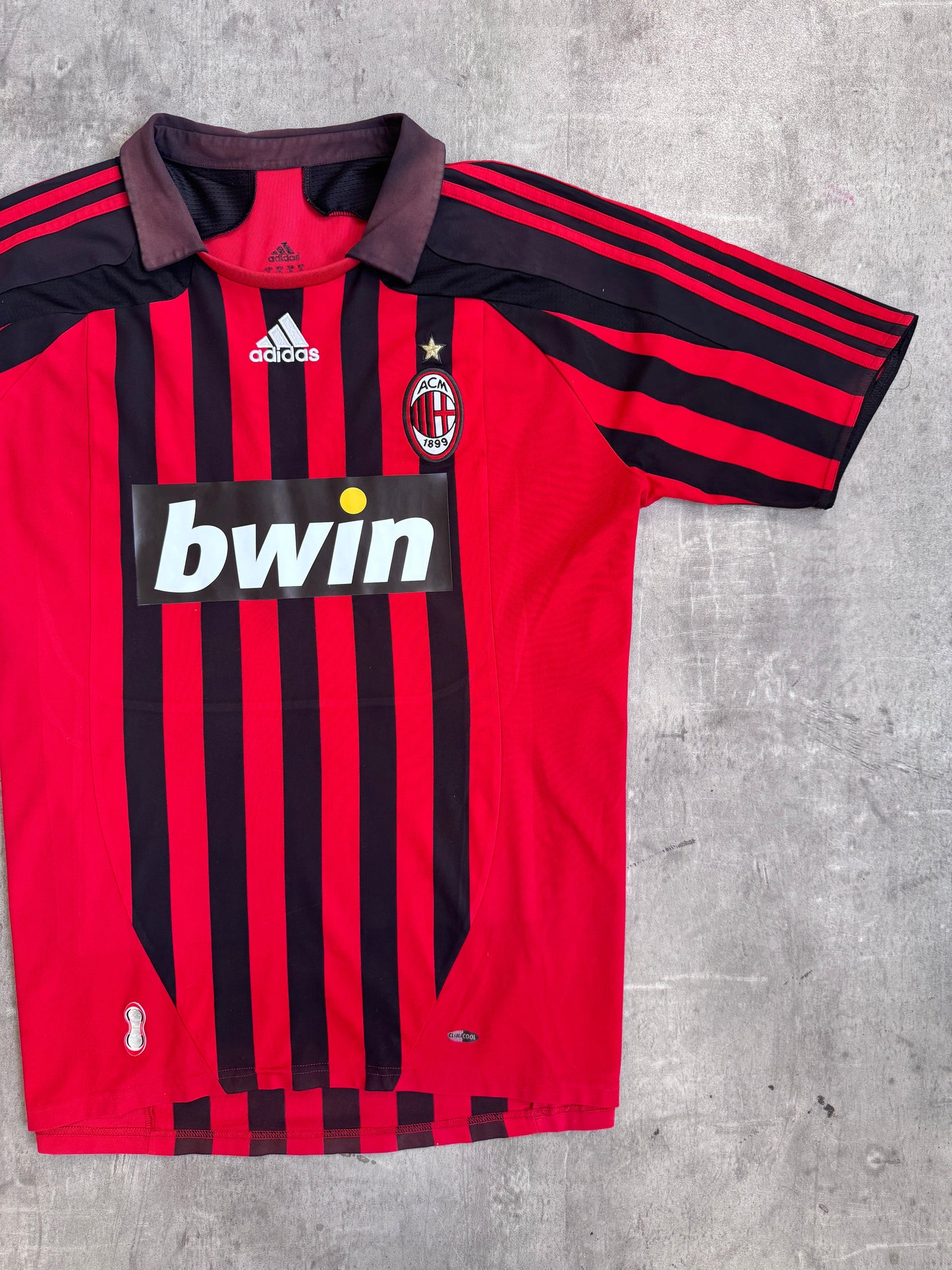 2007-08 AC Milan x Adidas 'Ronaldo 99' Home Football Tee