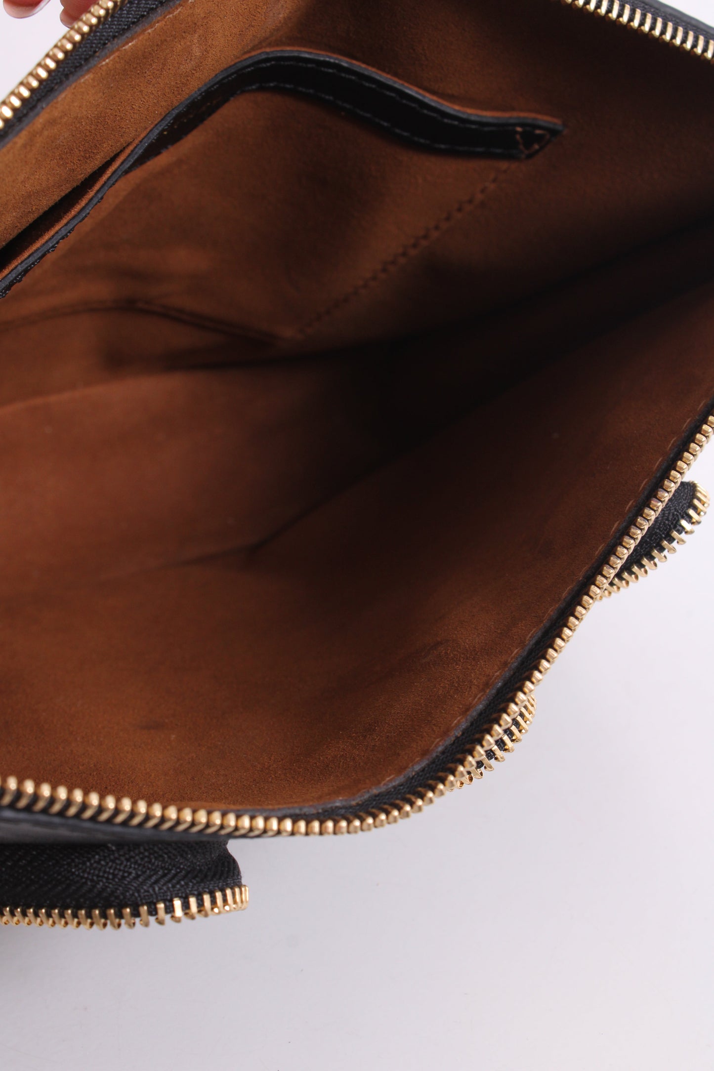 Stella MCcartney Zip Detail Clutch Black | O/S, Black