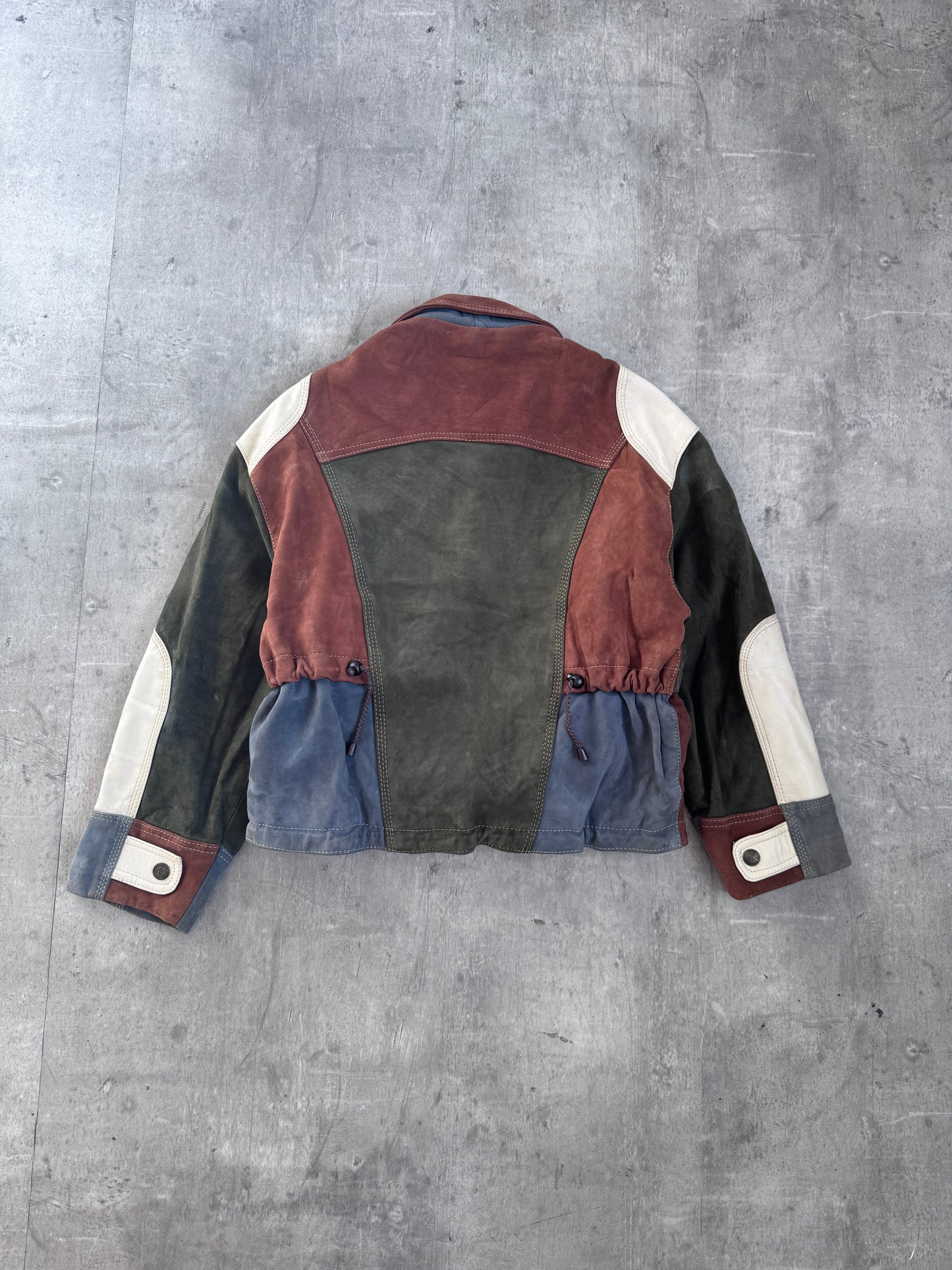 Captain'G By Gazo Multicolour Fireman Clasp Closure Leather Jacket