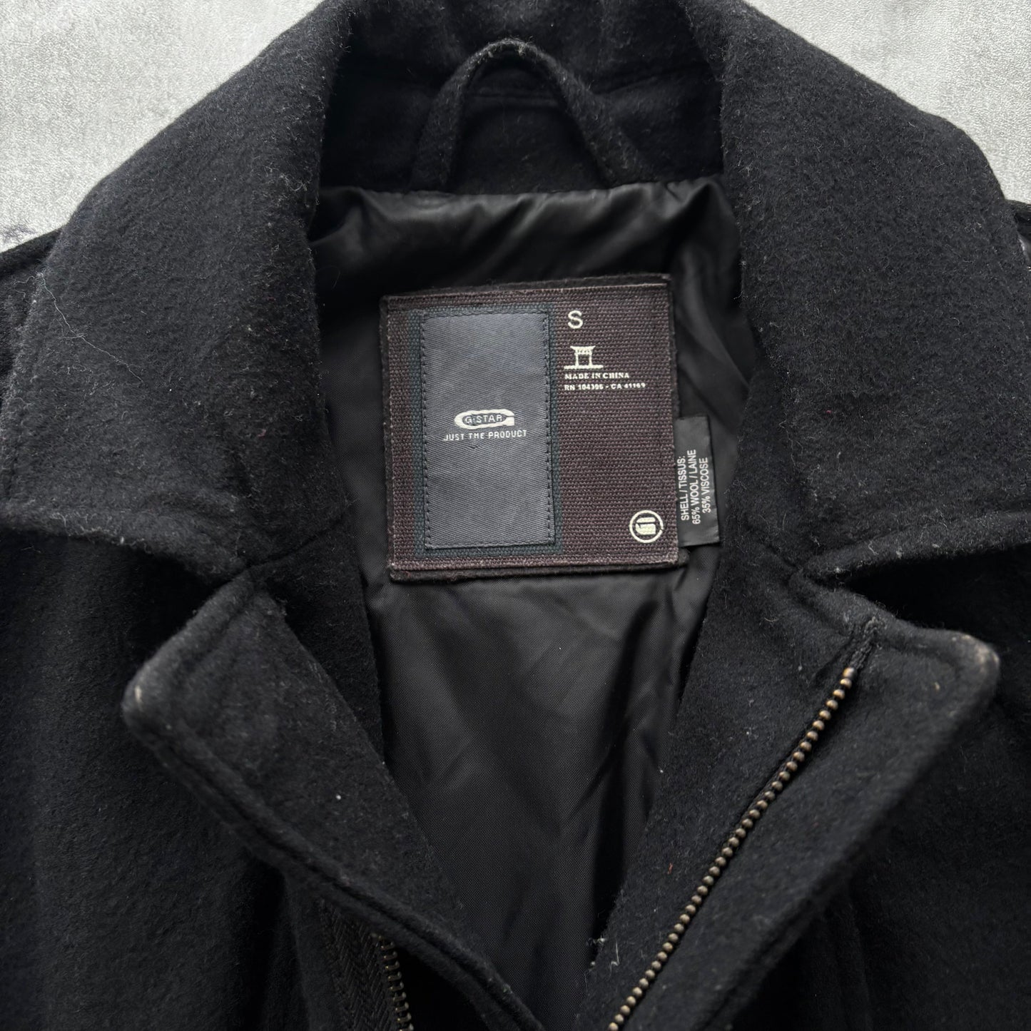 G-STAR WOOL MILITARY JACKET | O/S, Black