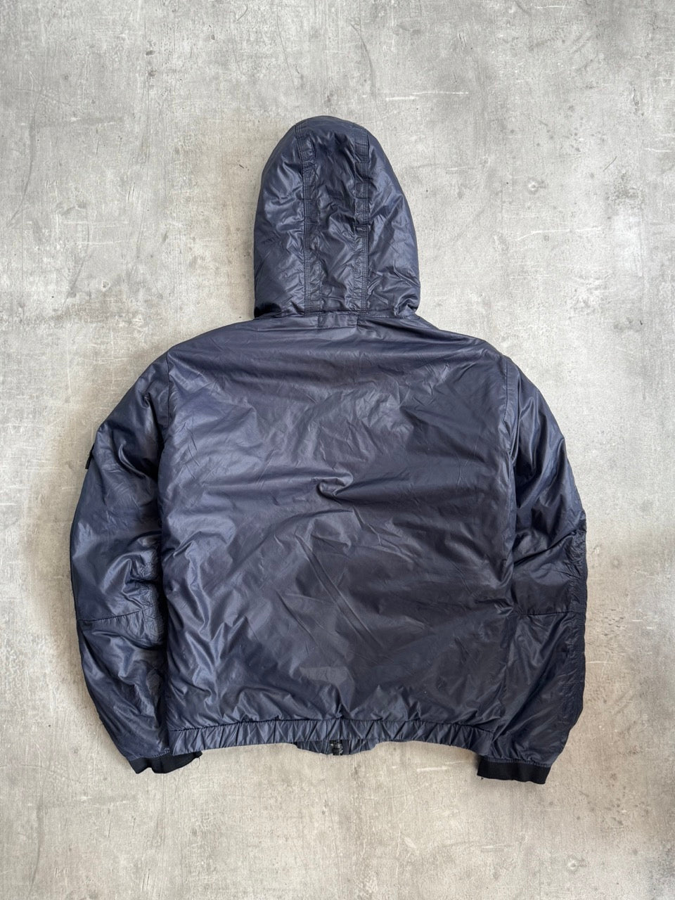 Stone Island Navy Lightweight Hooded Puffer