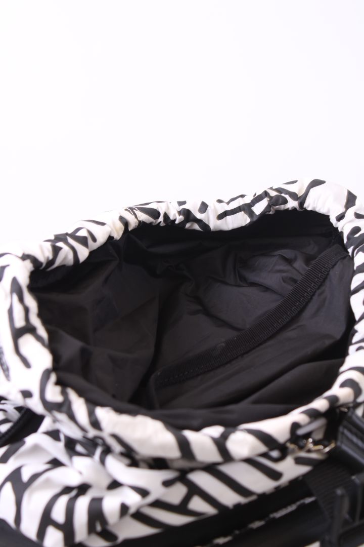 Chanel 2021 Coco Neige Printed Backpack White | O/S, Black