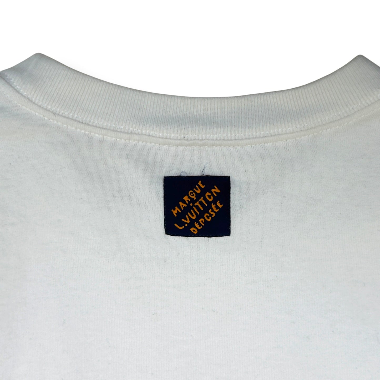 LOUIS VUITTON LOVERS EMBROIDERED T-SHIRT WHITE L | Large, Red