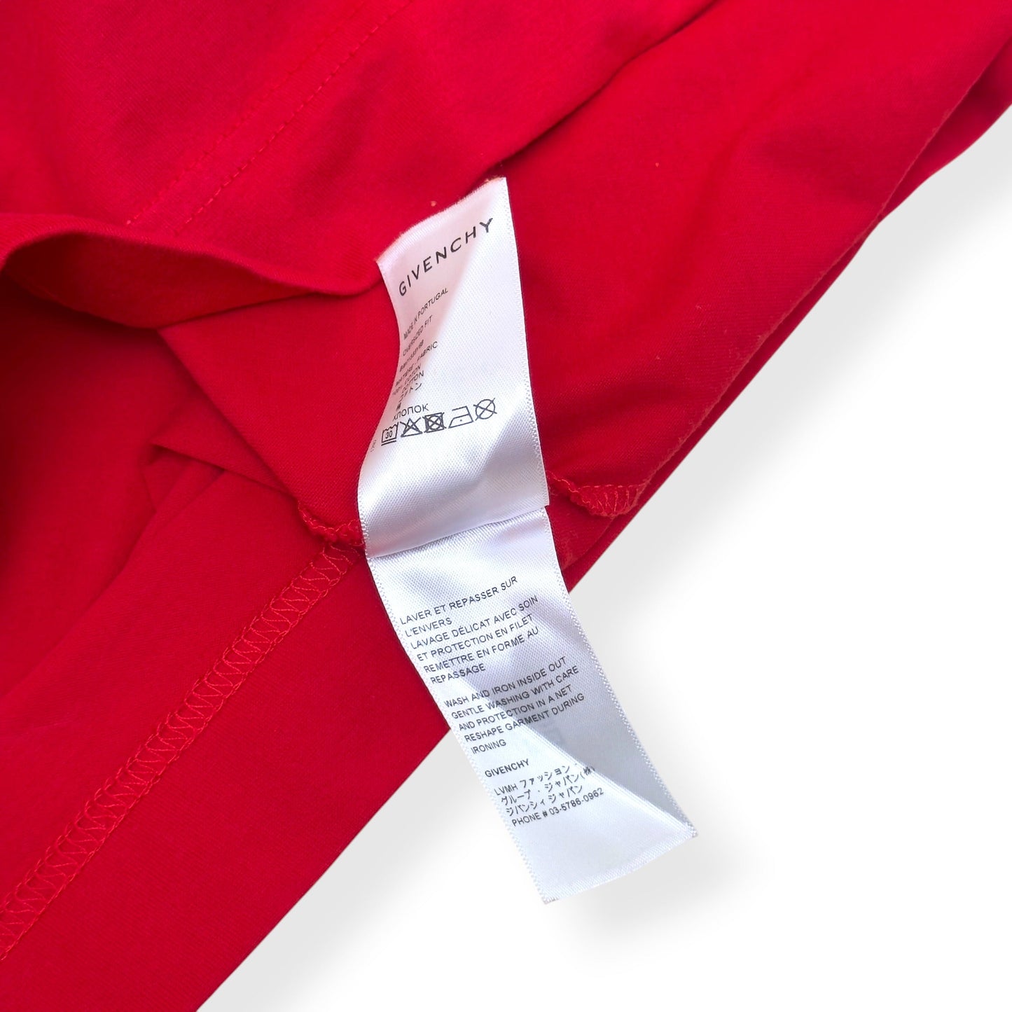 GIVENCHY CHAIN PRINT T-SHIRT RED L | Large, Red