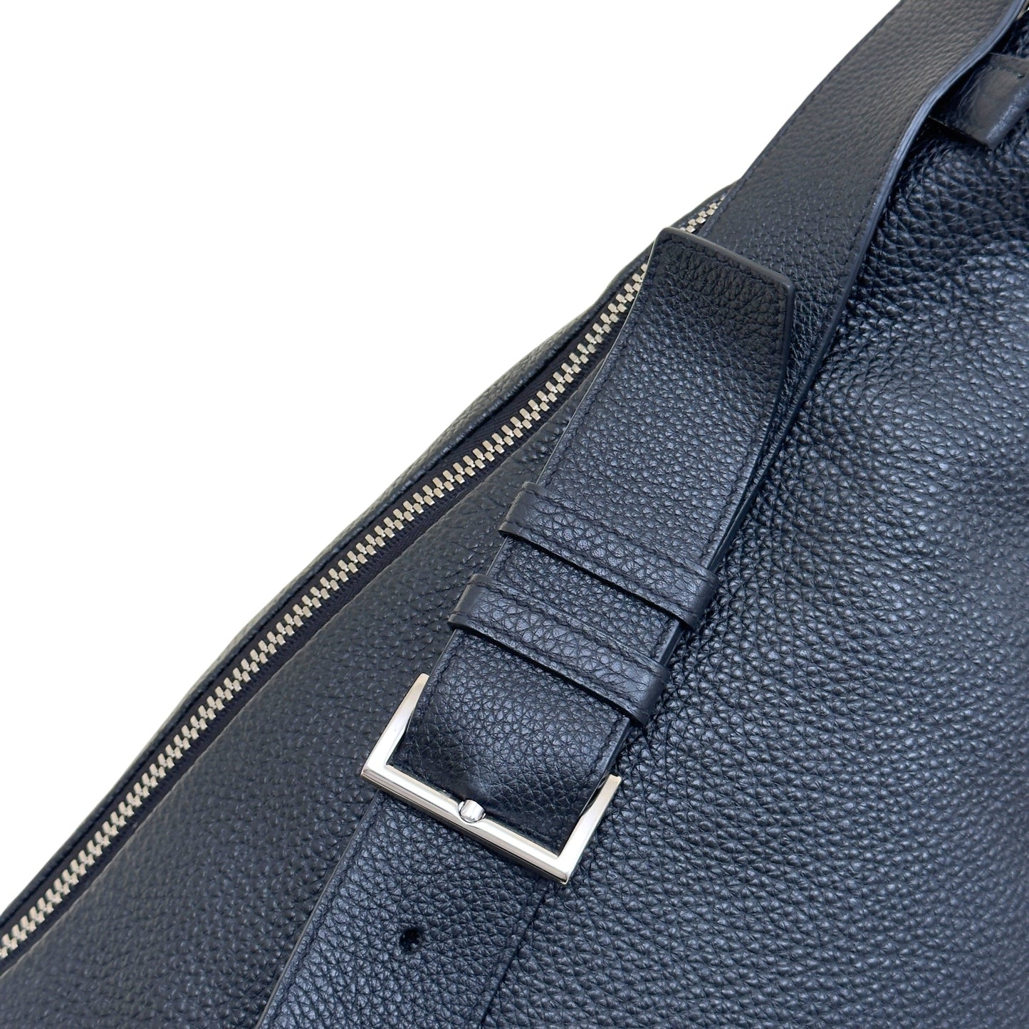 PRADA TRIANGLE LEATHER SHOULDER BAG BLACK | O/S, Black