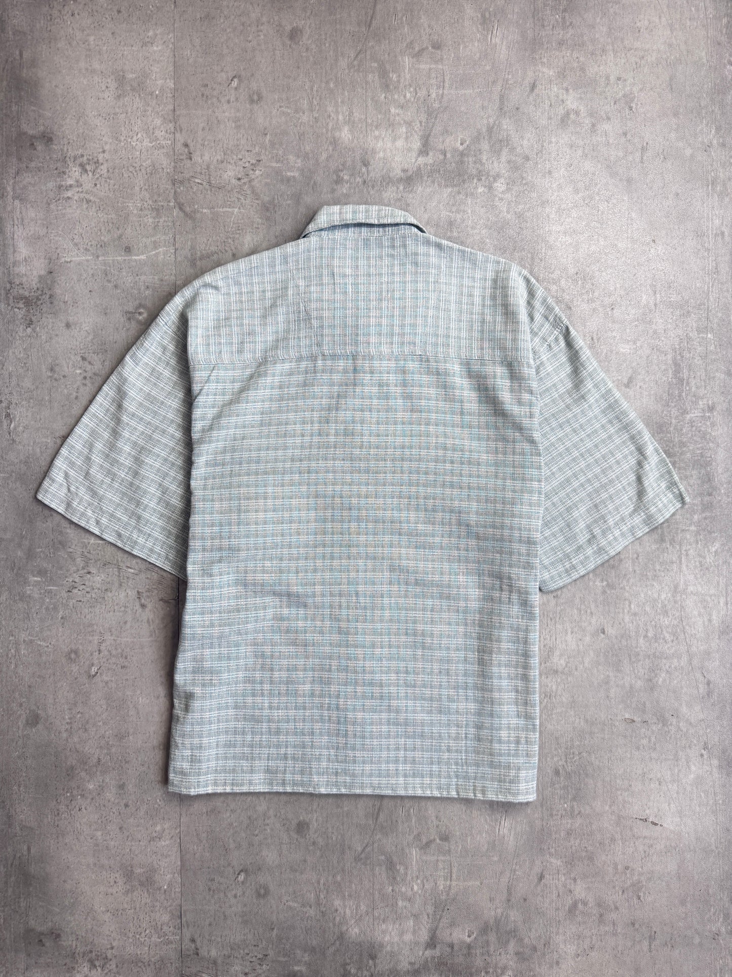 VT Rework : Tutto Passa Pastel Green Check Shirt