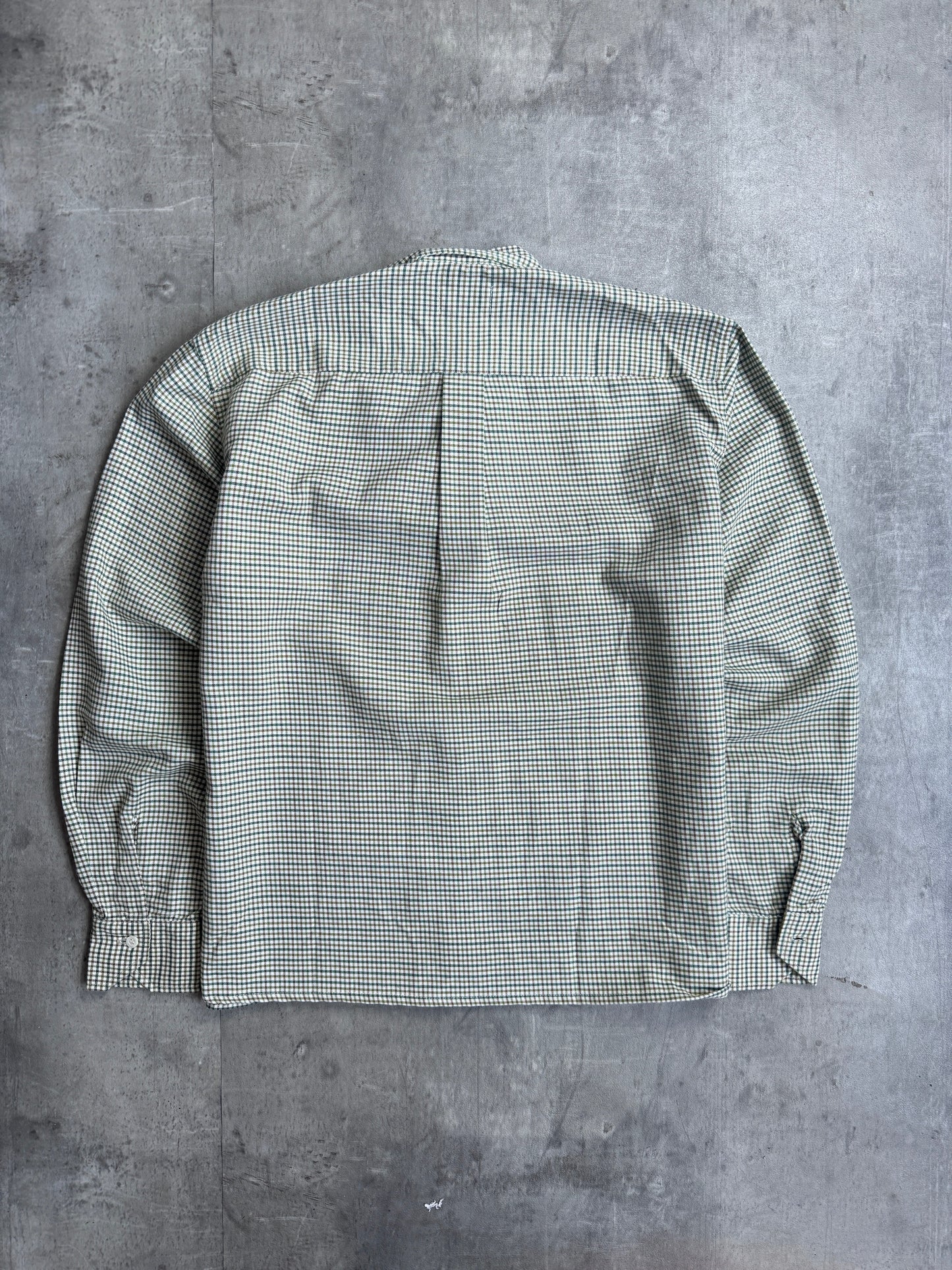 VT Rework : Tutto Passa Green Check L/S Shirt