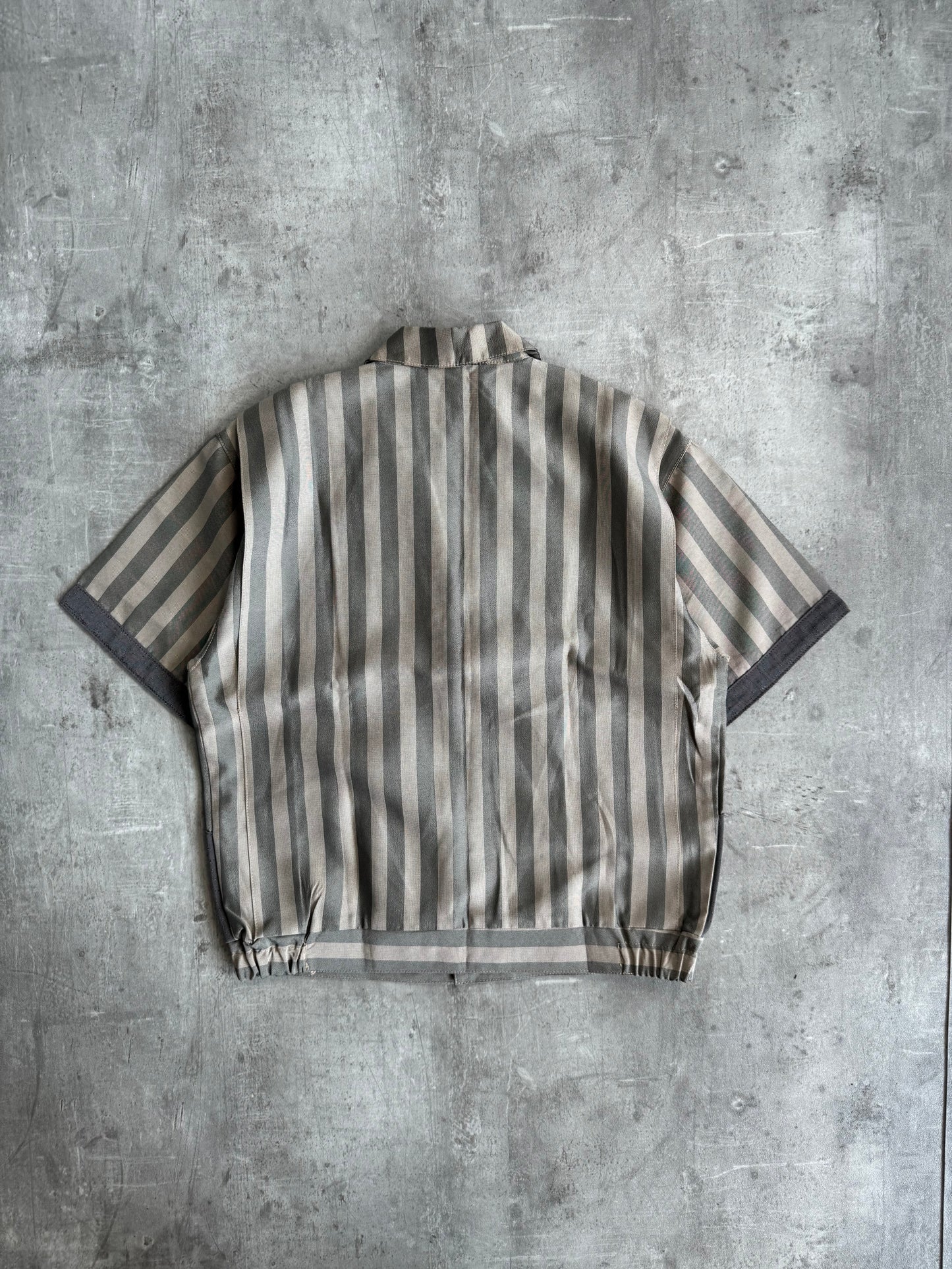 1980s Paco Rabanne Layered Stripe Shirt