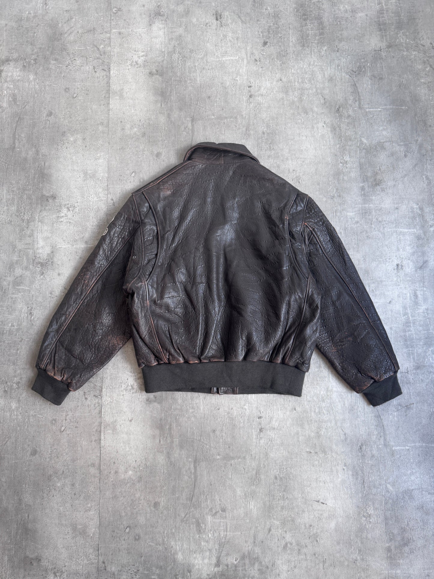 Vintage USA Army Leather Flight Jacket