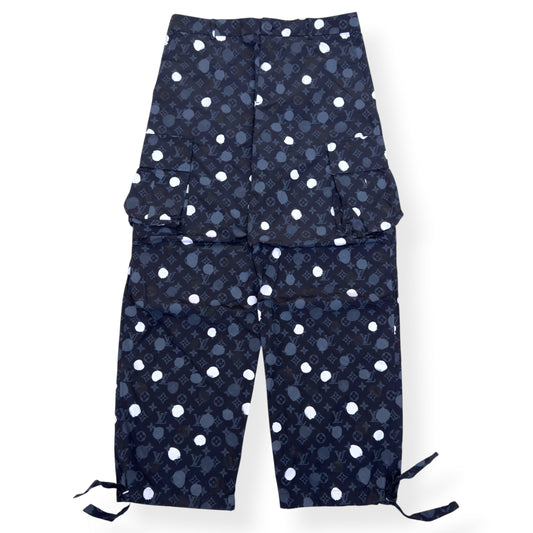 LOUIS VUITTON YAYOI KUSAMA CARGO TROUSERS BLACK L | Large, Black