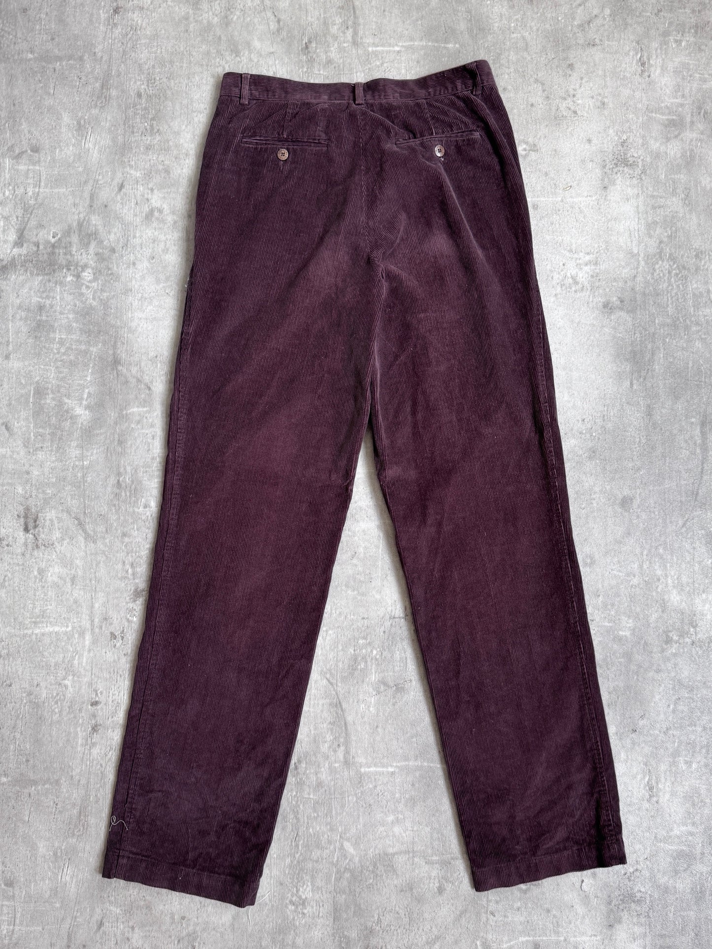 Missoni Sport Burgundy Corduroy Trousers