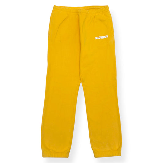 JACQUEMUS LOGO SWEATPANTS YELLOW L | Large, Yellow