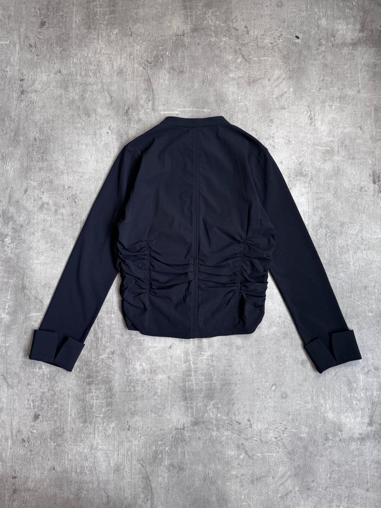 Marithe Francois Girbaud Rouched Lightweight Jacket