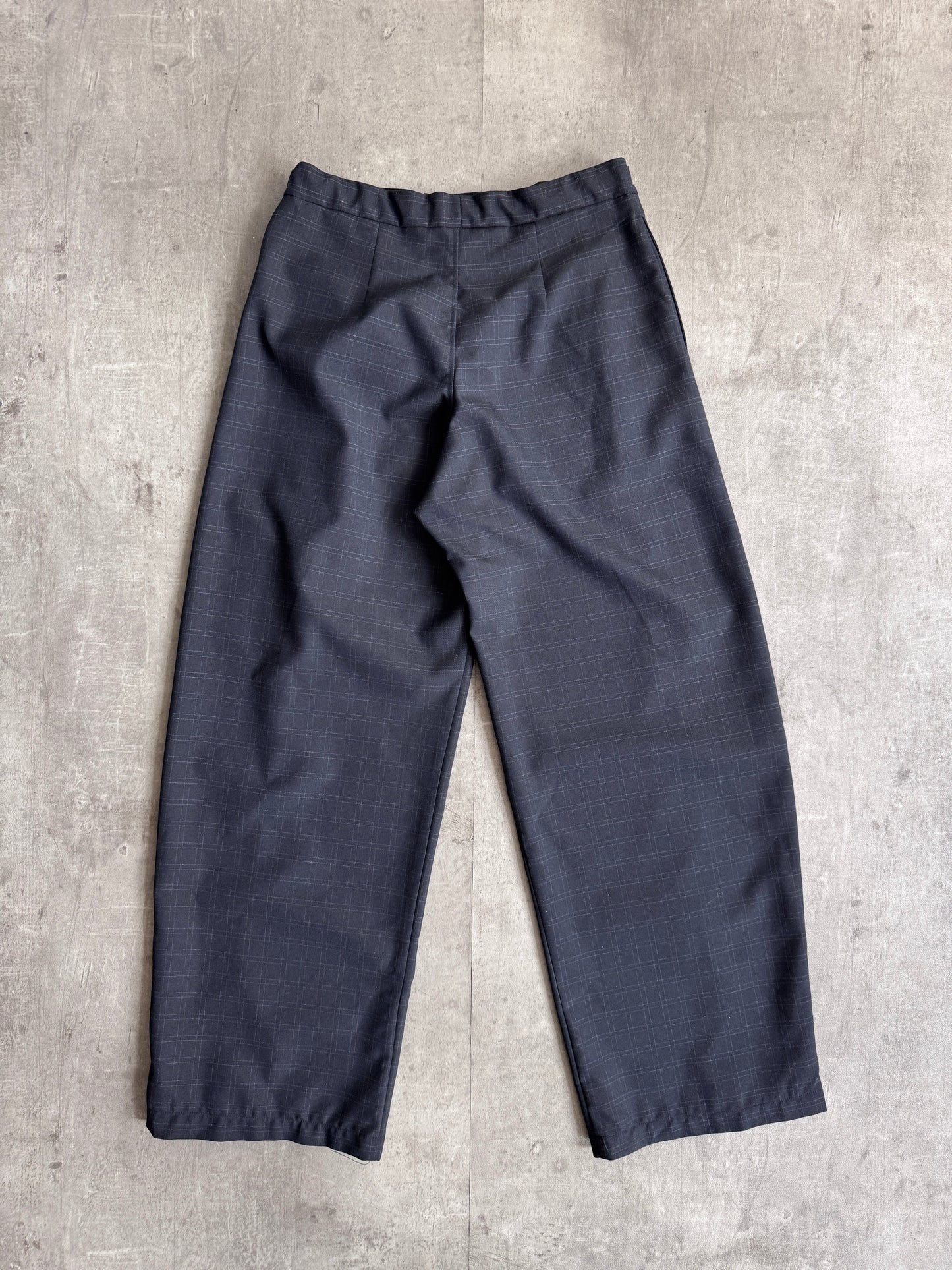 VT Rework: Check Pleated Trouser