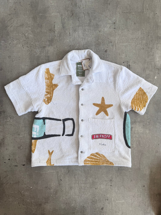 VT Rework: Smirnoff Cloth Patchpocket SS Shirt | Large, Multicoloured
