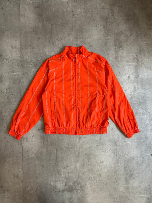 F/W '18 Supreme Reflective Text Neon Track Jacket