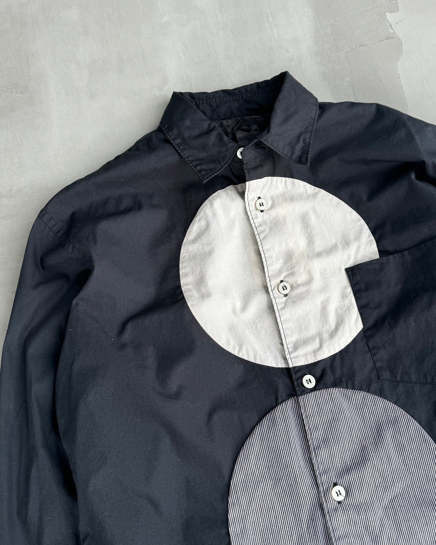 COMME DES GARCONS SHIRT SS13 BLACK & WHITE SHIRT - XS | XS, Black