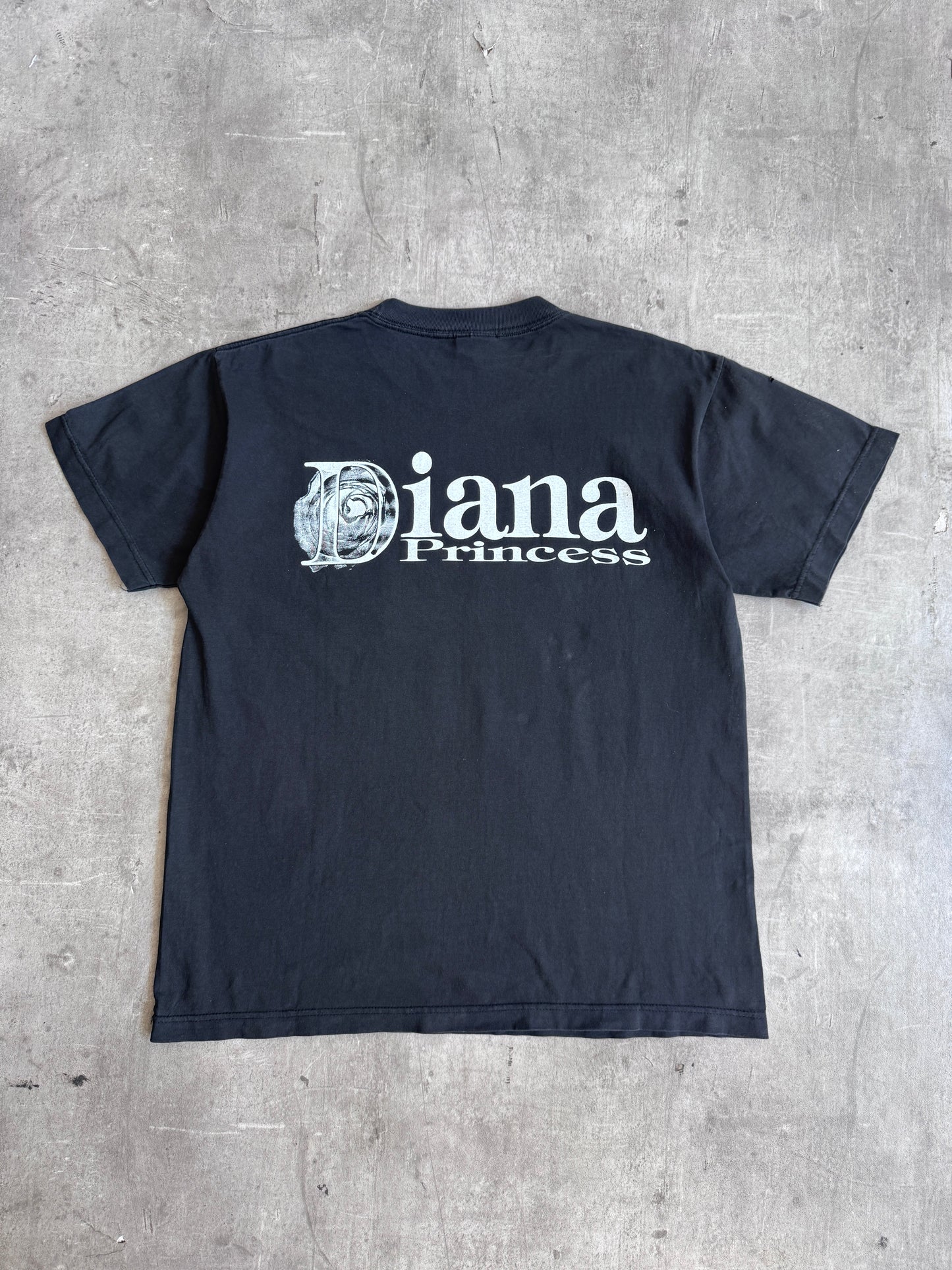 1990's Princess Diana Of Wales Memorial Graphic Tee | Large, Multicoloured