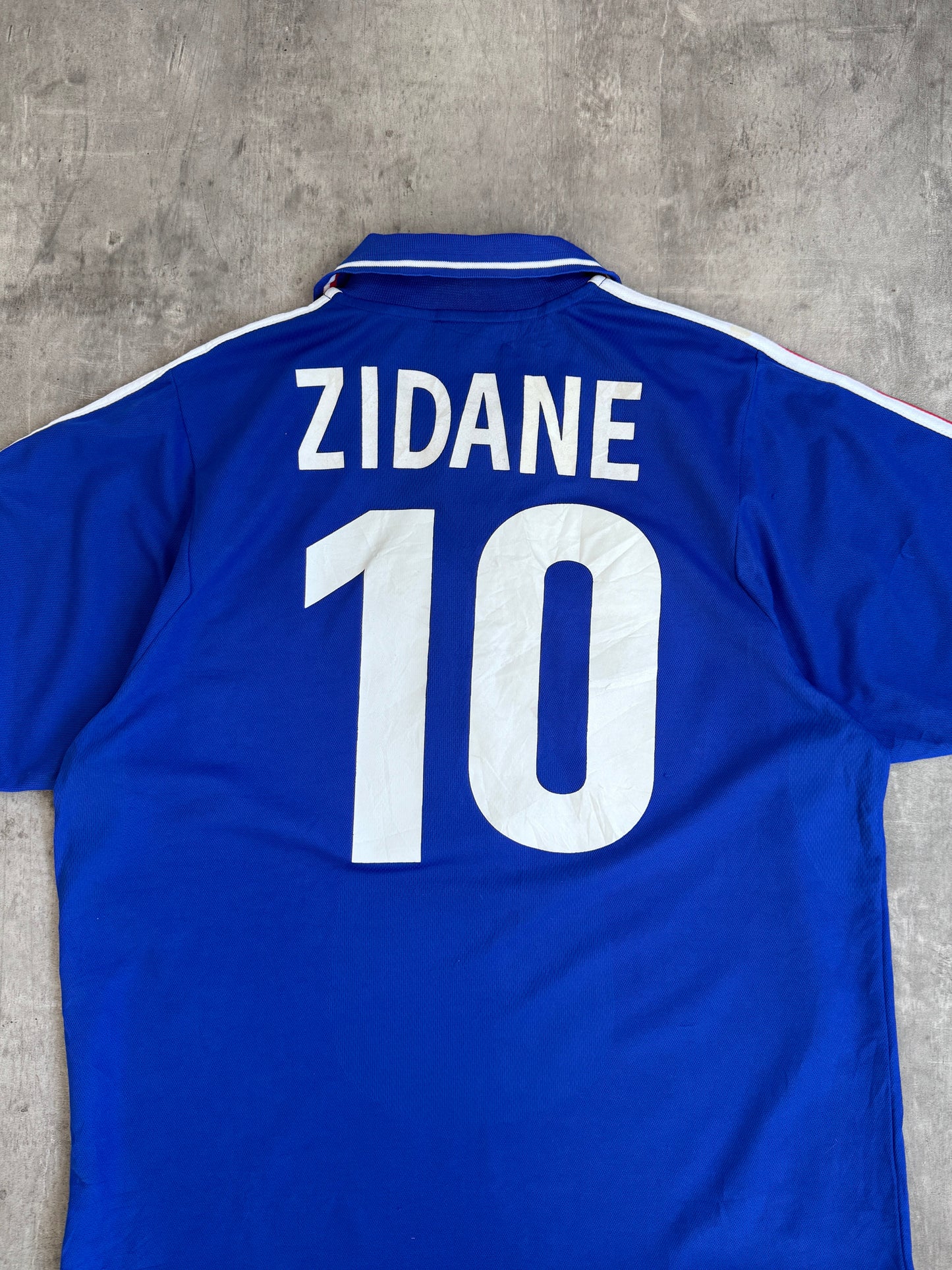2000/02 France Home 'Zidane 10' Football Shirt