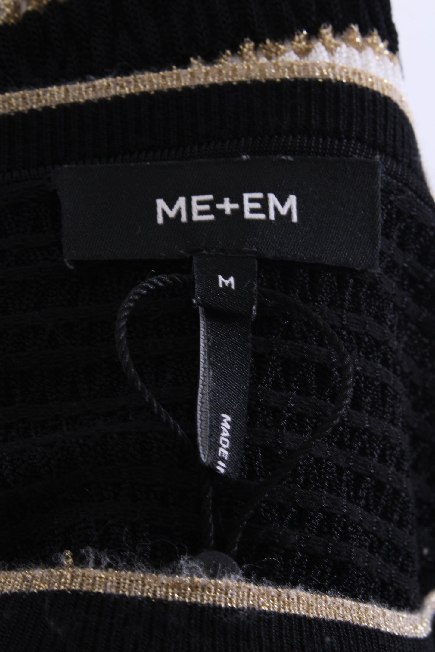 ME+EM Knitwear Black/ Gold M | Medium, Black