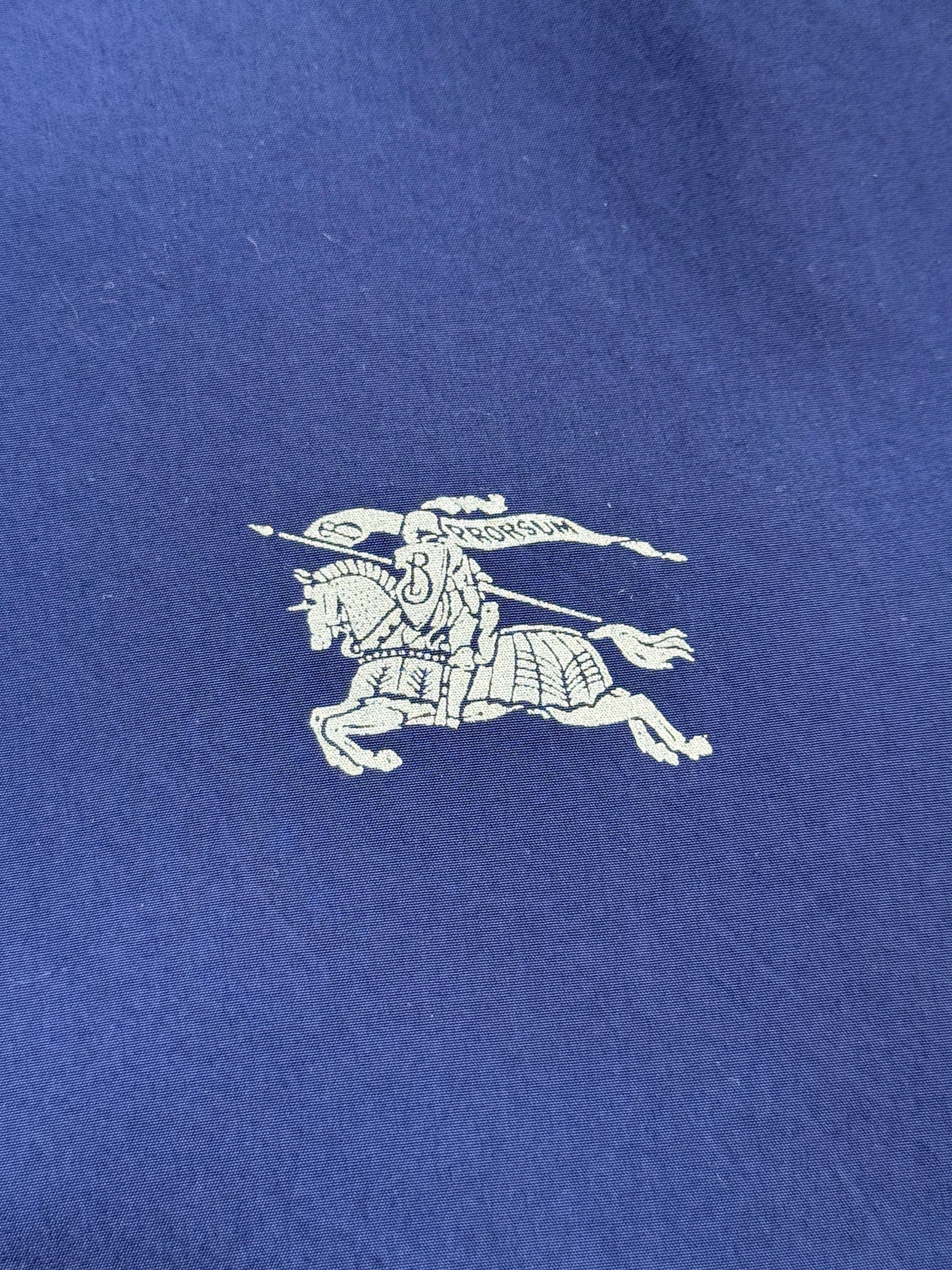 Ultra Rare 90s Burberry "Official Staff" Golf Lightweight Jacket | Extra Large, Navy