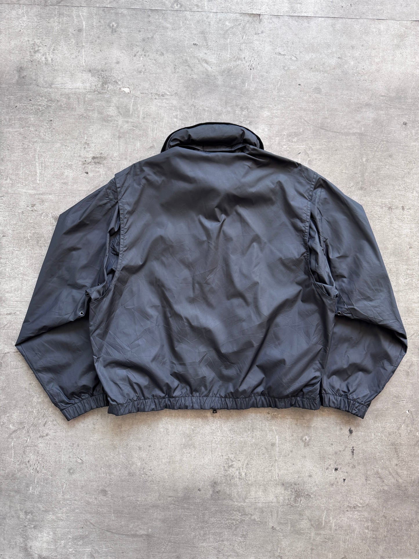 1980s Giorgio Armani Golf Boxy Utility Jacket | Large, Black