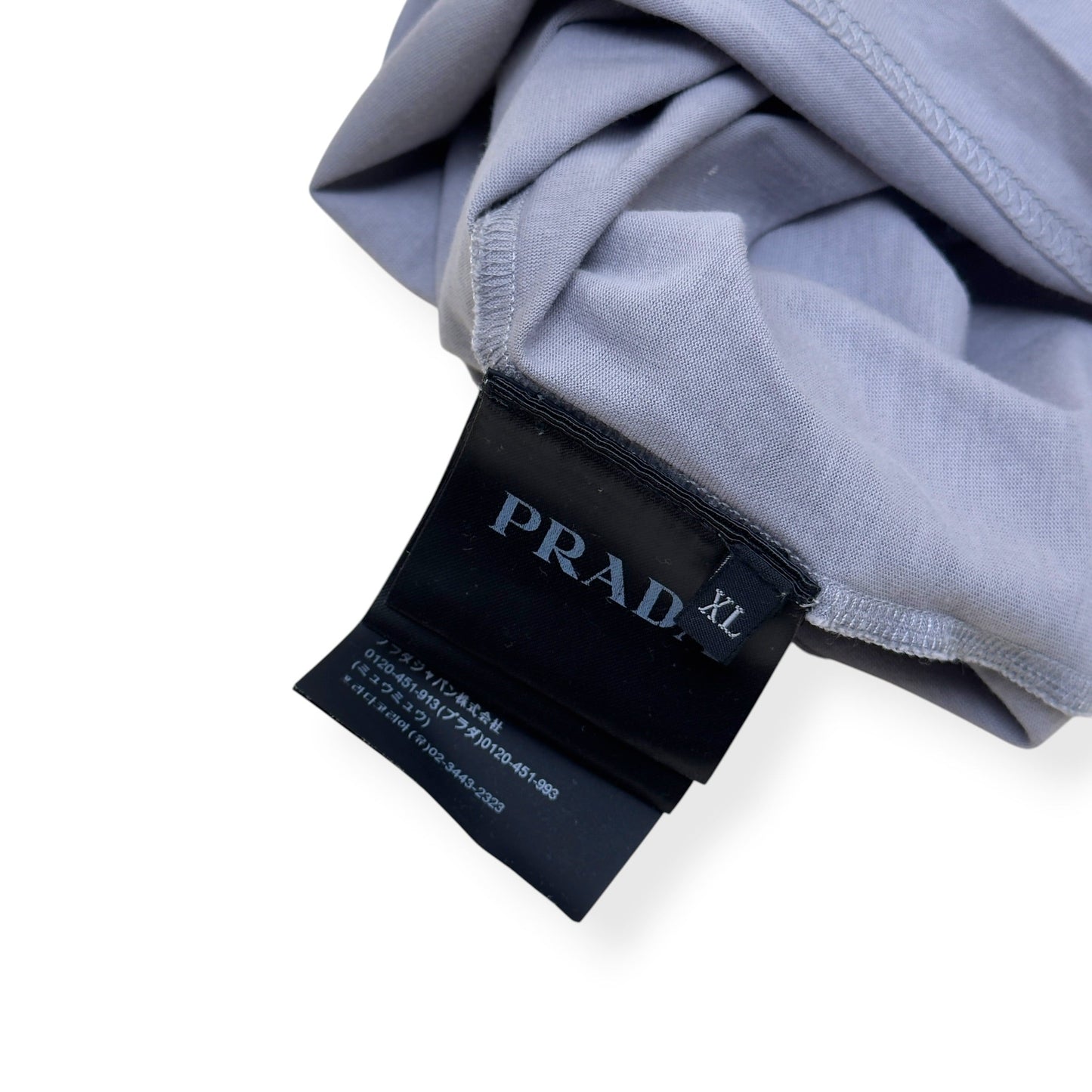 PRADA FOX PRINT T-SHIRT GREY XL | XL, Grey