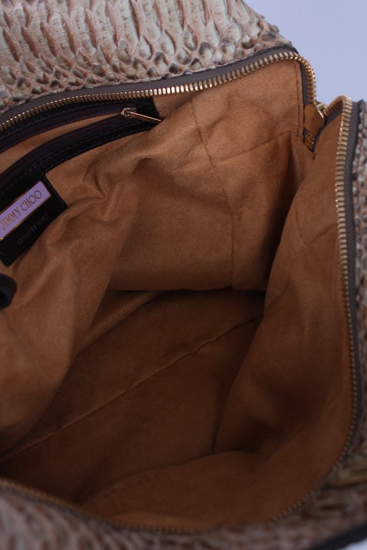 Jimmy Choo Python hobo bag Beige | O/S, Beige