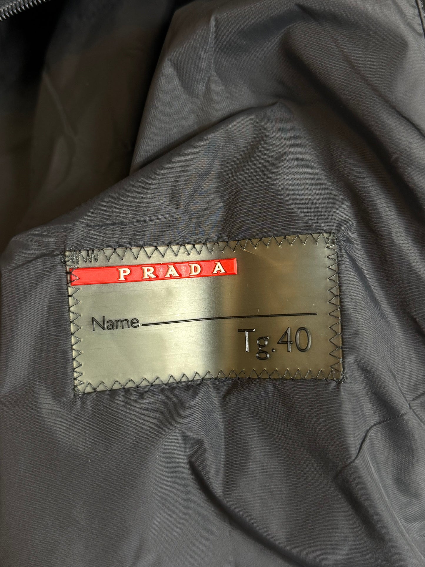 Prada Sport Dark Grey Light Puffer Jacket