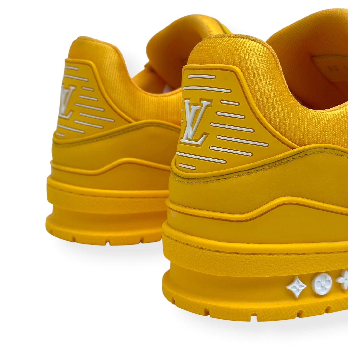 LOUIS VUITTON LV TRAINER SNEAKER YELLOW UK10 | UK 10, Yellow